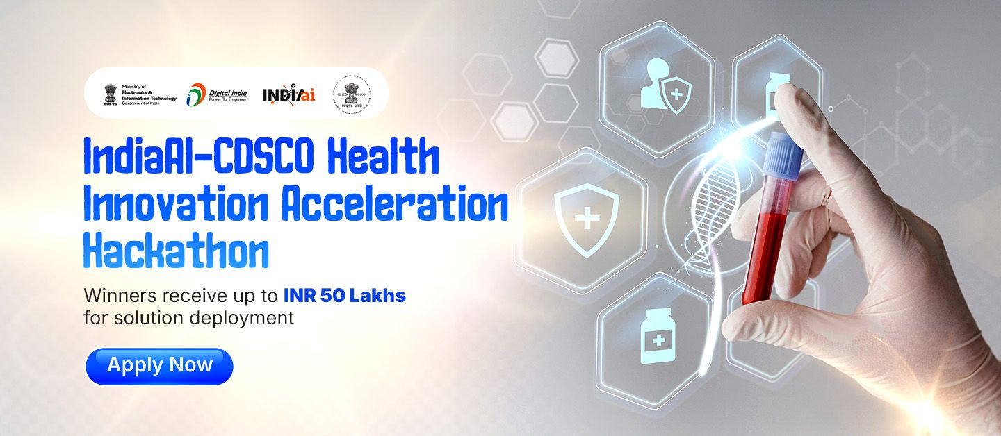 CDSCO-IndiaAI Health Innovation Acceleration Hackathon